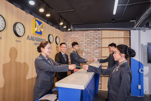 thực hành lễ tân khách sạn